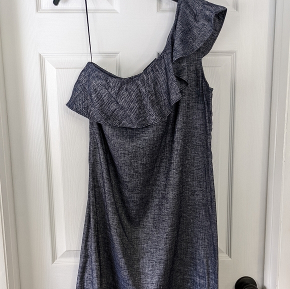 Theory Alexanda Women's Size 12 One Shoulder Dress - Picture 2 of 4